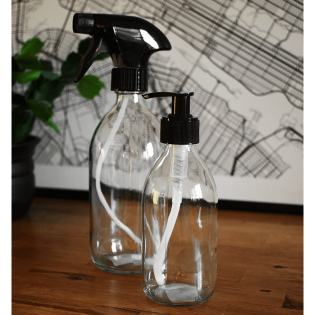 pumpás szórófejes üveg